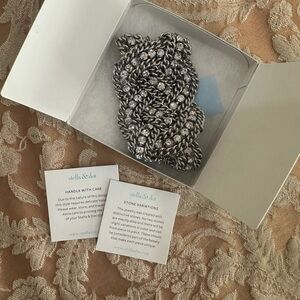 Stella & Dot Silver Bracelet Statement Chrystal new in box never worn